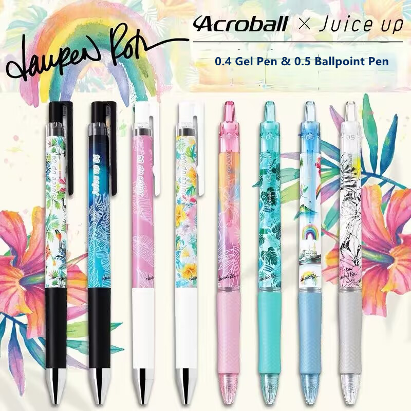 Pentel Pen Energel - 1ชิ้นนักบินน้ำผลไม้ขึ้น Acroball ฮาวายจำกัด0.4มม. ปากกาหมึกเจล0.5มม. ปากกาน้ำมันขนาดกลางญี่ปุ่น