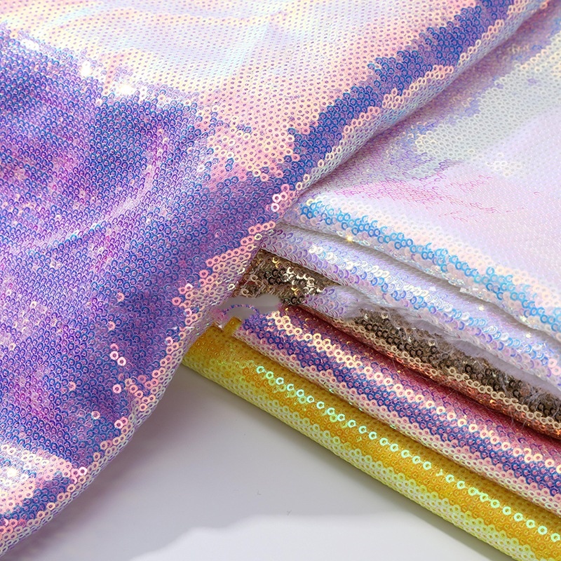 Sequin Fabric Panel - ผ้าเลื่อมแวววาวหนาแน่นสําหรับเดรส ฉากหลังเวที และหูฟัง – วัสดุที่ได้รับแรงบันดาลใจจากโดปามีน สิ่งทอเครื่องแต่งกายฤดูใบไม้ผลิและฤดูใบไม้ร่วง
