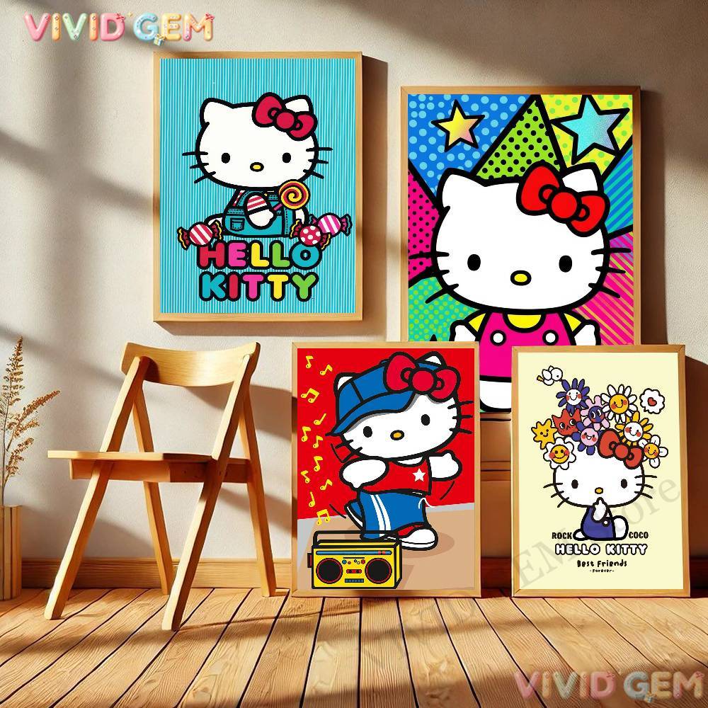 Embroidery Embellishments - VIVID GEM ภาพเพชร 5D ลายซานริโอ เฮลโลคิตตี้