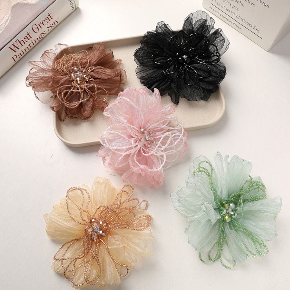 ผ้าออร์แกนซ่าประดับดอกไม้คริสต - Applique Patch Flower บทวิจารณ์และราคา