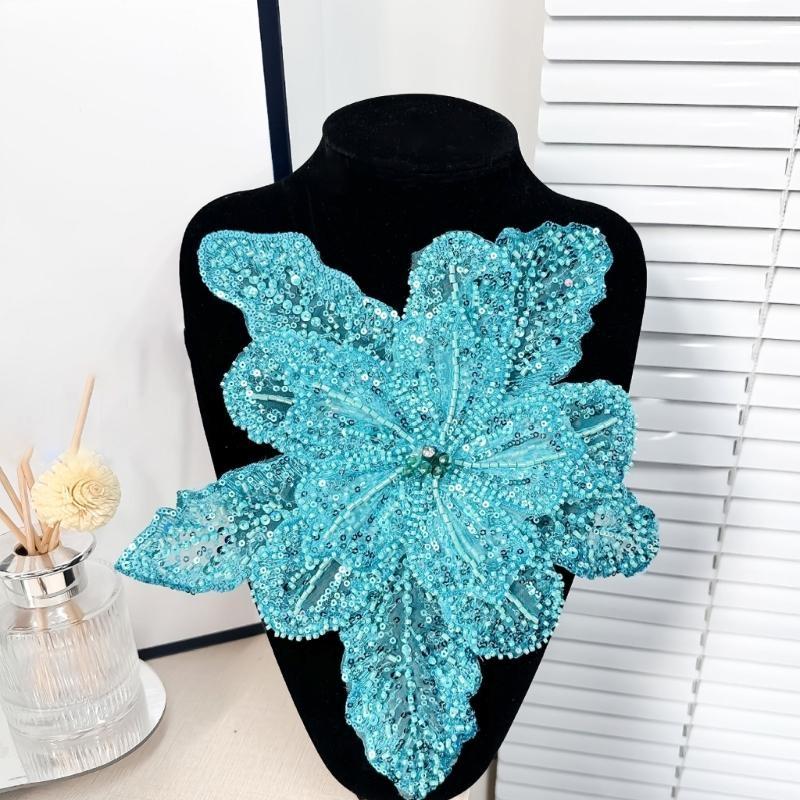 39BD ประดับด้วยเลื่อมดอกไม้ Ap - Applique Patch Flower บทวิจารณ์และราคา