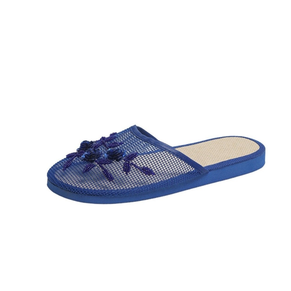 รองเท้าแตะตาข่ายปักลายดอกไม้แบ - Embroidery Embellishments บทวิจารณ์และราคา