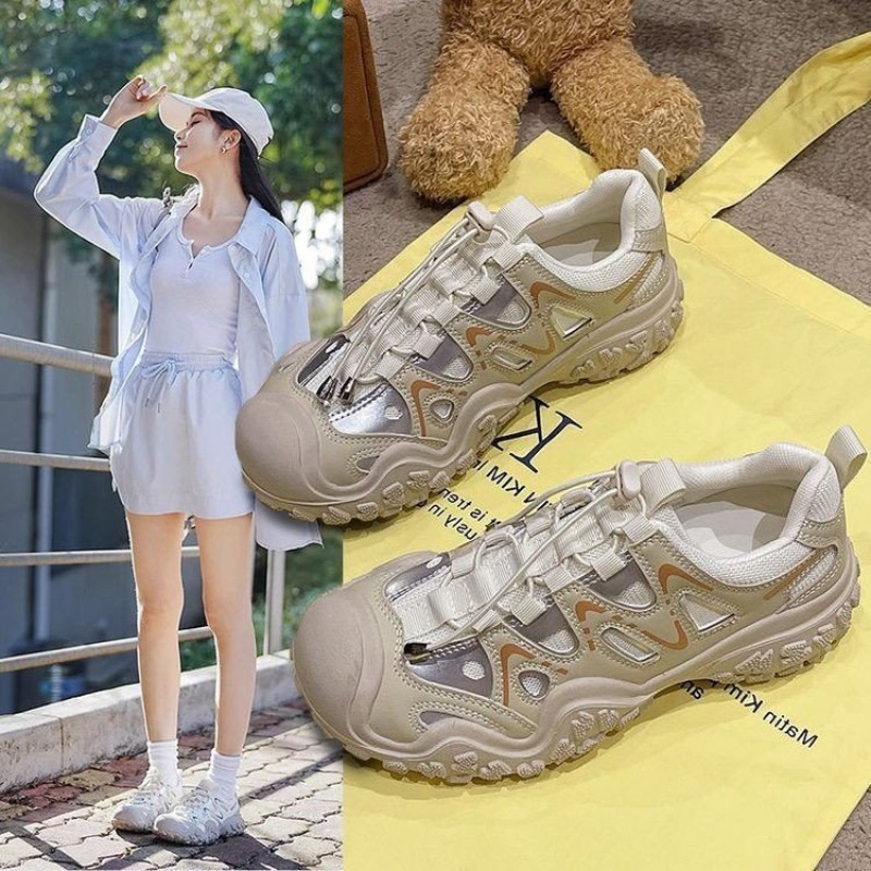 รองเท้าผ้าใบเดินป่าสำหรับผู้หญ - Guipure Lace Panel บทวิจารณ์และราคา