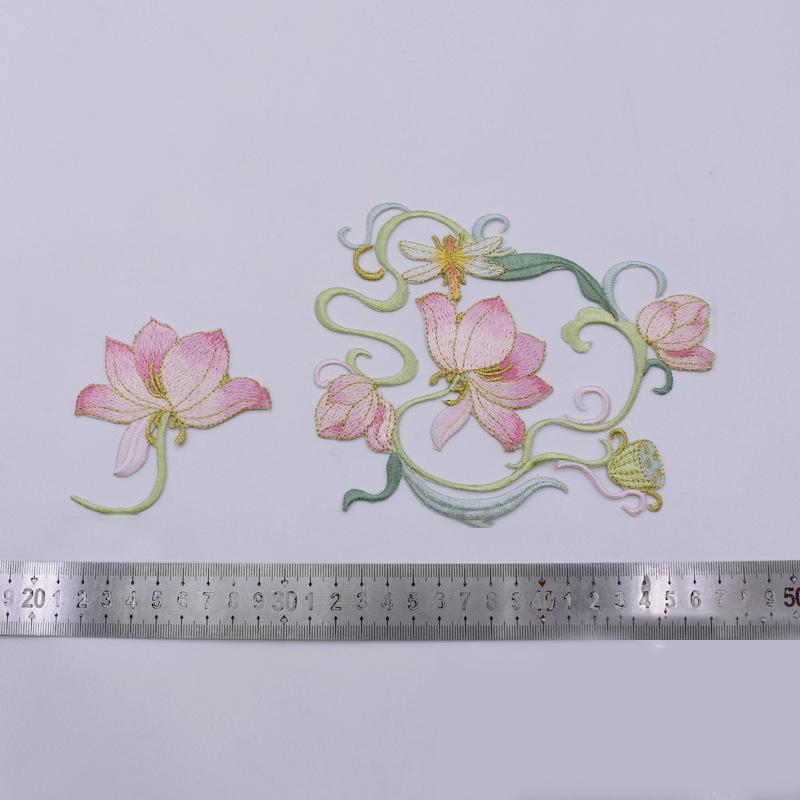 แพทช์ปักลายดอกไม้สำหรับตกแต่งเ - Applique Patch Flower บทวิจารณ์และราคา