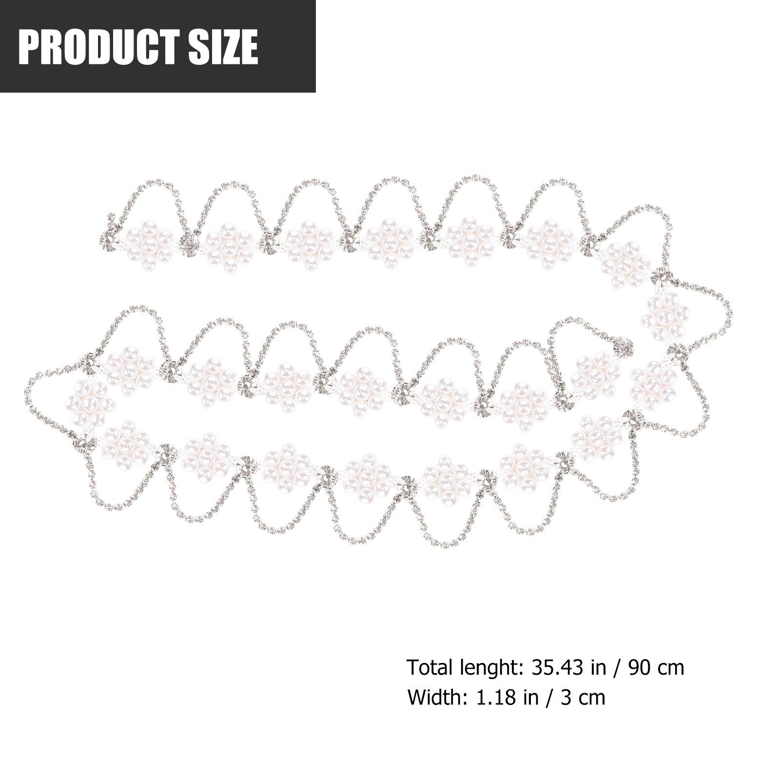 สายโซ่ประดับมุกและคริสตัลคุณภา - Craft Embellishments บทวิจารณ์และราคา