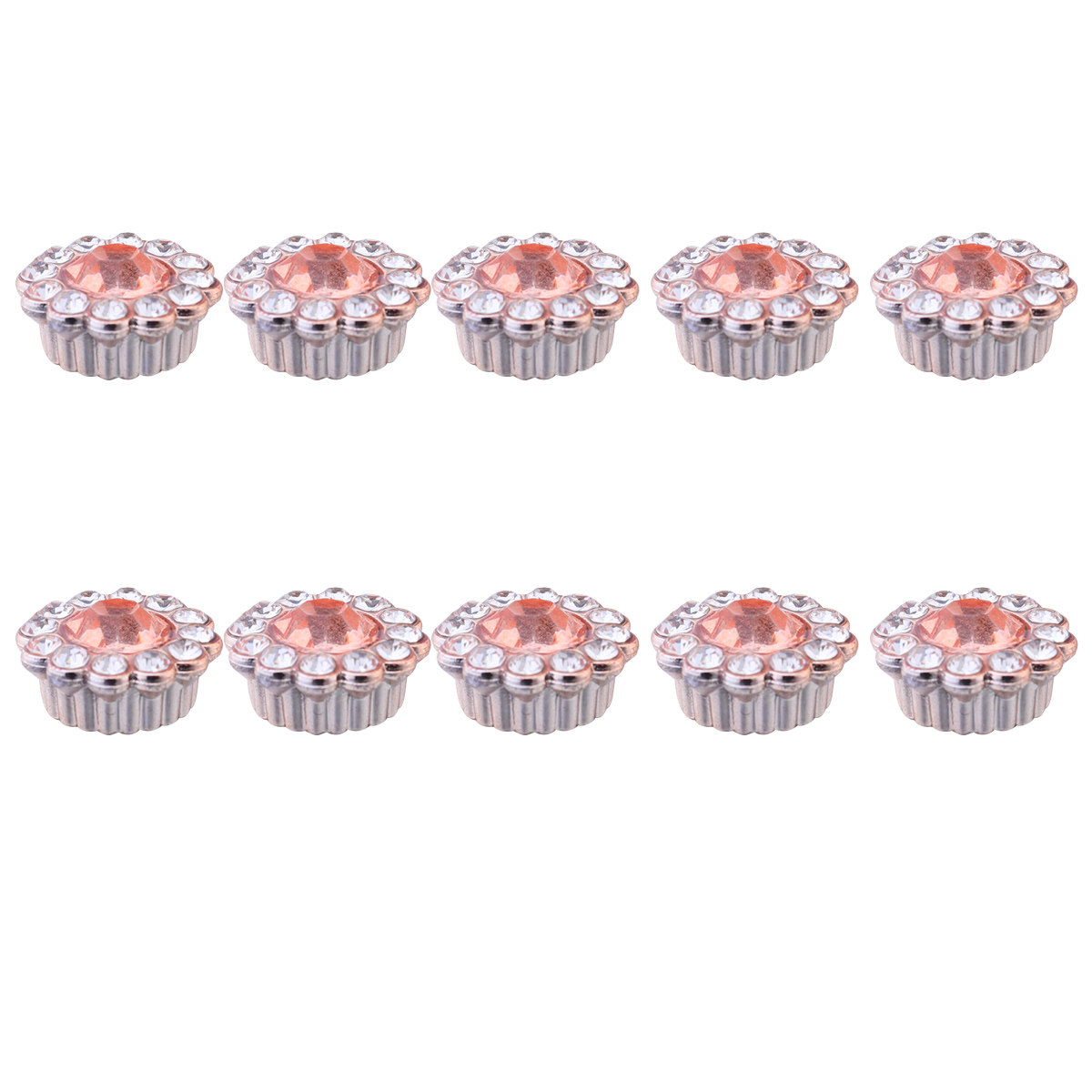 50 ชิ้น ตกแต่งรูปทรงดอกไม้ไข่ม - Embellishment Glue Craft บทวิจารณ์และราคา