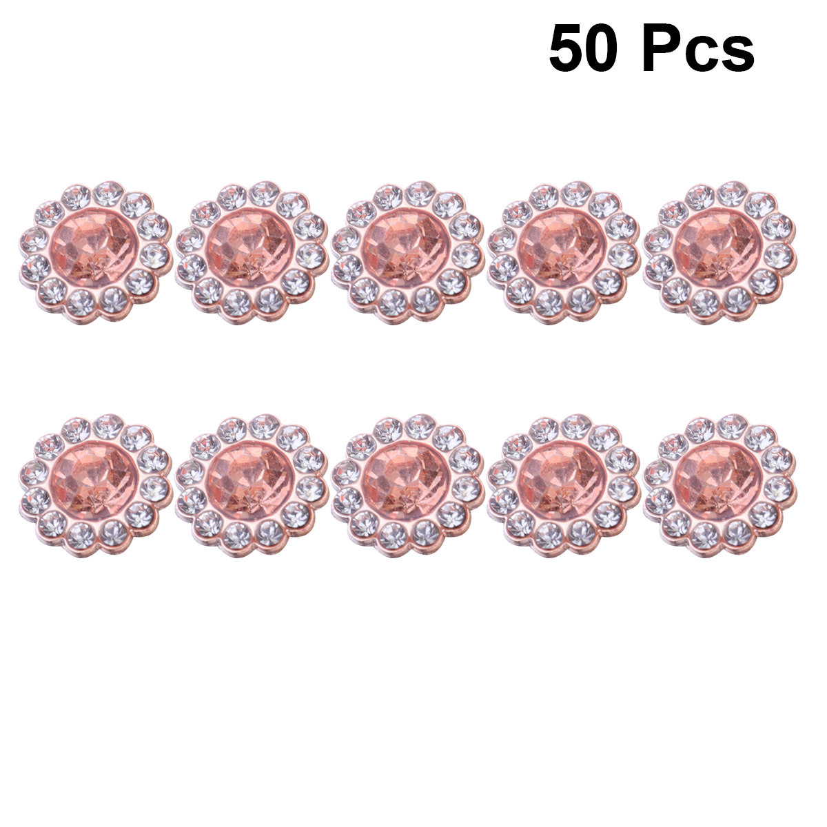 50 ชิ้น ตกแต่งรูปทรงดอกไม้ไข่ม - Embellishment Glue Craft บทวิจารณ์และราคา