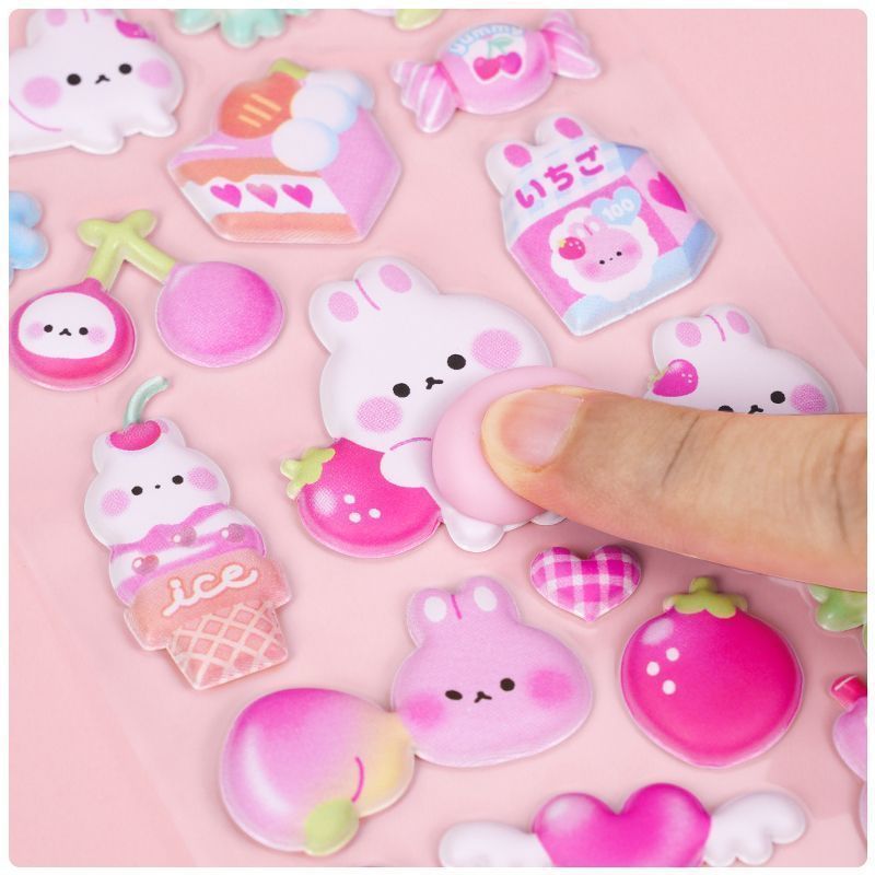สติกเกอร์นูน 3 มิติ ลายกระต่าย - Craft Embellishment World บทวิจารณ์และราคา